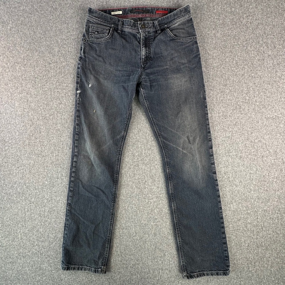 Alberto Jeans Mens 31x32 Stone Modern Fit Dark Wash T400 Denim 5007-1276-899